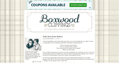 Desktop Screenshot of boxwoodclippings.com